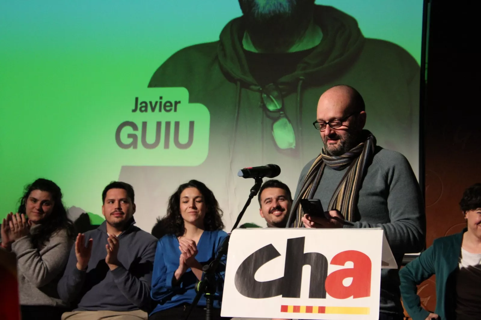 Mitin central de CHA en Huesca. Foto Carlos Neofato