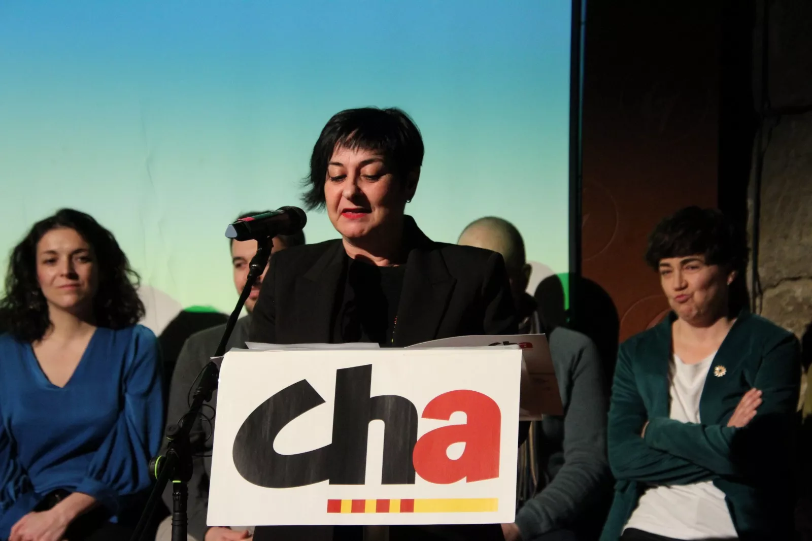 Mitin central de CHA en Huesca. Foto Carlos Neofato