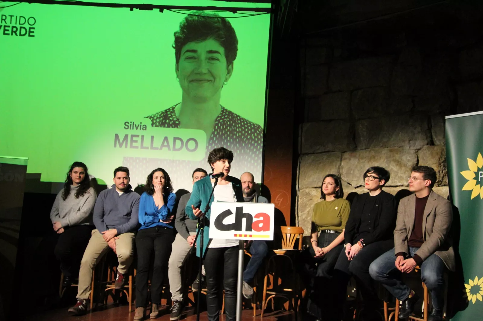 Mitin central de CHA en Huesca. Foto Carlos Neofato