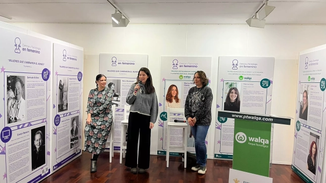 Huesca visibiliza el talento femenino en ciencia y tecnología con una exposición en la Caja Rural