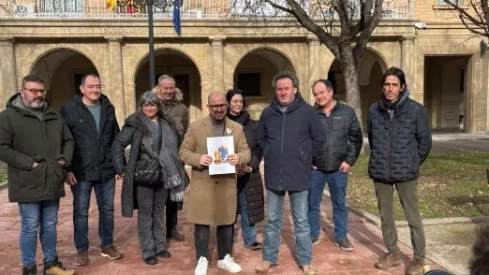 Hega, con Alberto Izquierdo