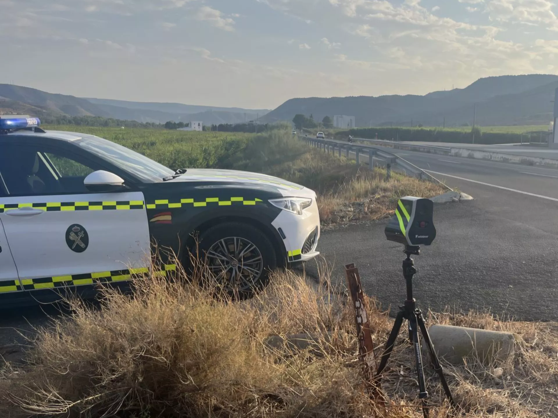 Cazada sin carné a 233 kilómetros por hora en la A-23 en Cuarte.