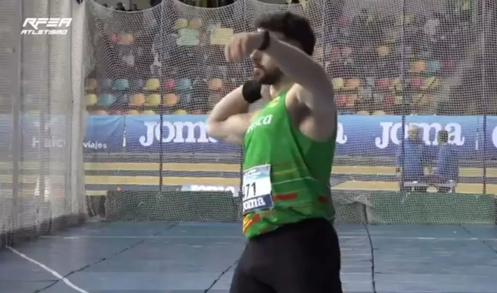 Javi Cruz en competición