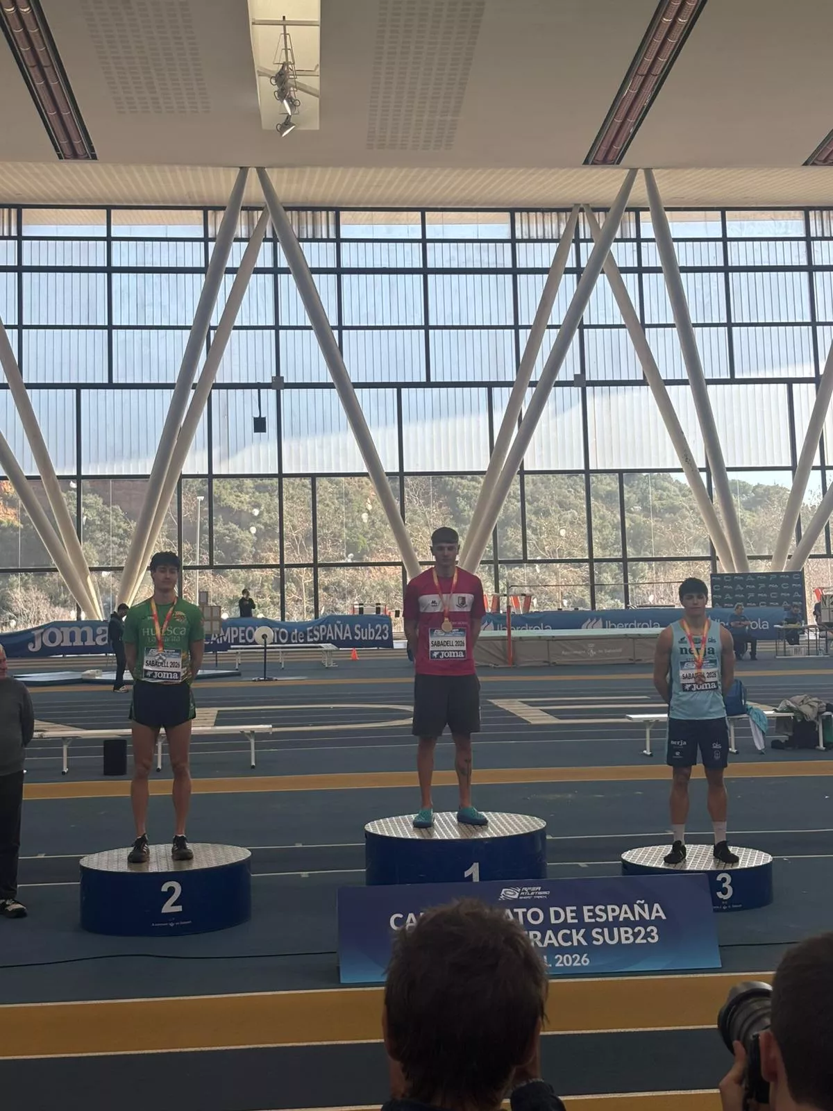 Raúl Martín en el podio