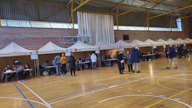 Votaciones en el Pedro J. Rubio de Huesca