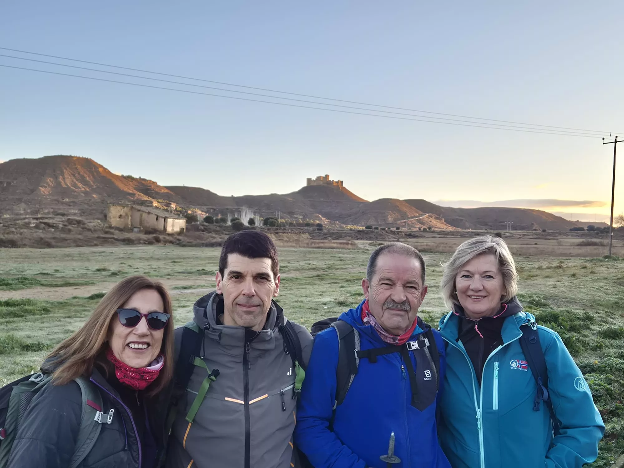 Entreno cuarto de la Javierada de los Amantes de la Naturaleza con el eje en la Cueva de Chaves en Bastarás. Foto Juanlu Herrero