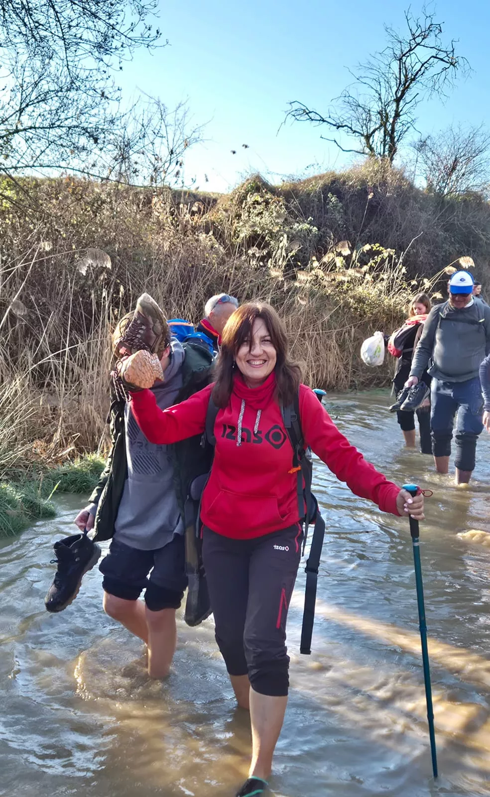 Entreno cuarto de la Javierada de los Amantes de la Naturaleza con el eje en la Cueva de Chaves en Bastarás. Foto Juanlu Herrero