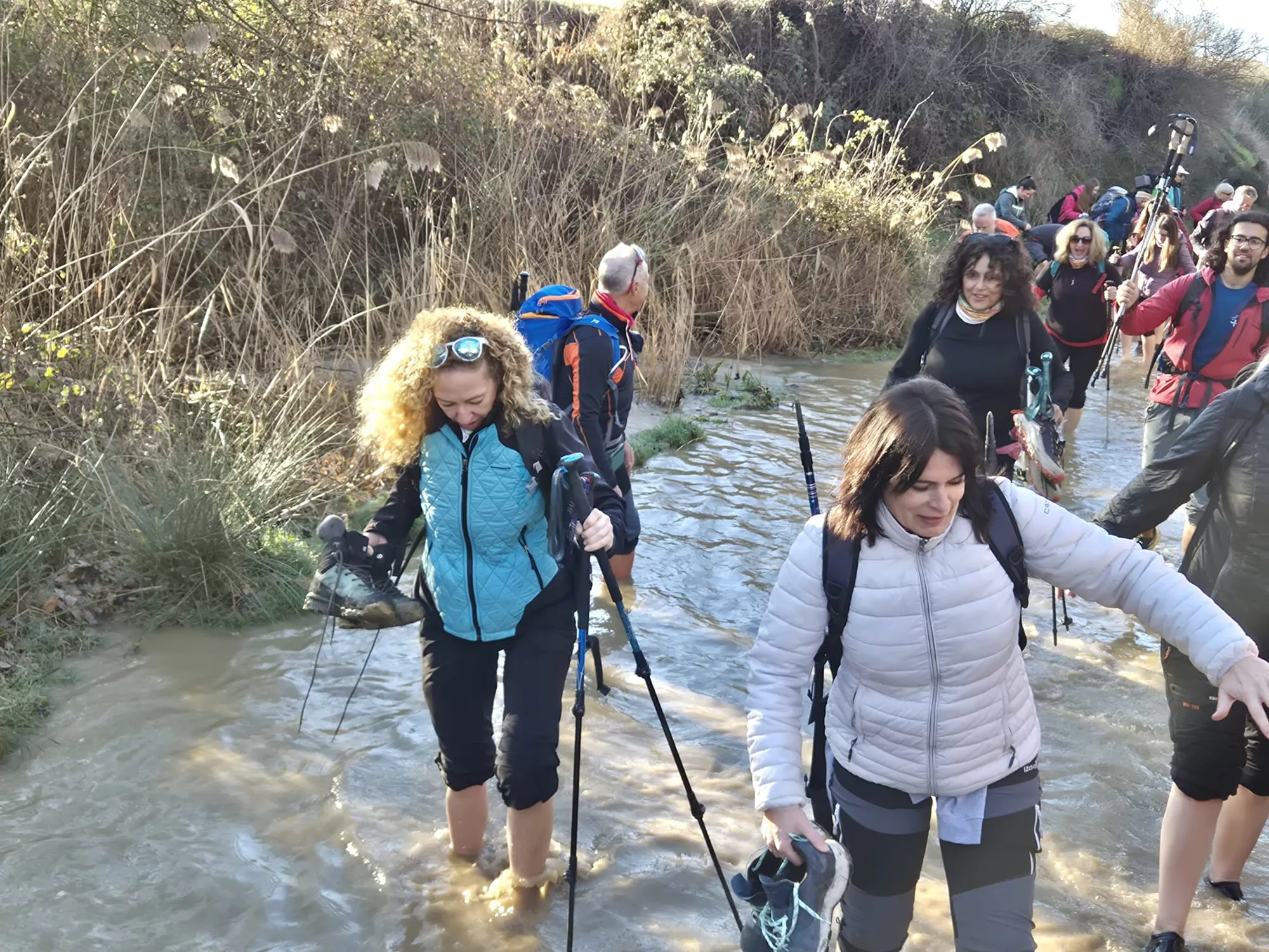 Entreno cuarto de la Javierada de los Amantes de la Naturaleza con el eje en la Cueva de Chaves en Bastarás. Foto Juanlu Herrero