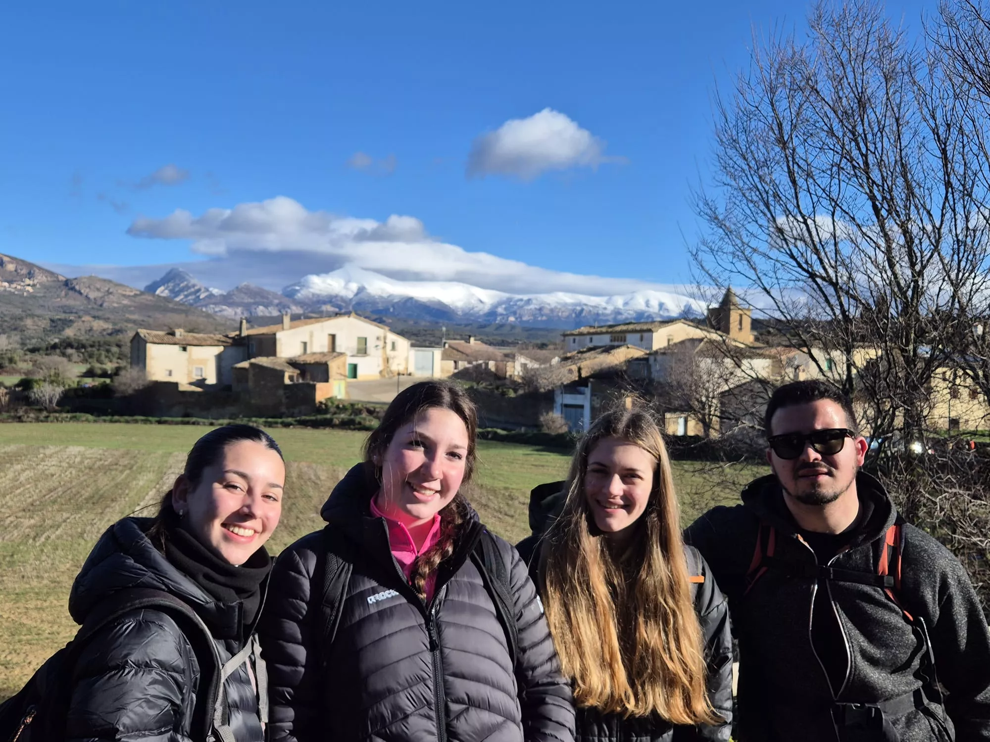 Entreno cuarto de la Javierada de los Amantes de la Naturaleza con el eje en la Cueva de Chaves en Bastarás. Foto Juanlu Herrero
