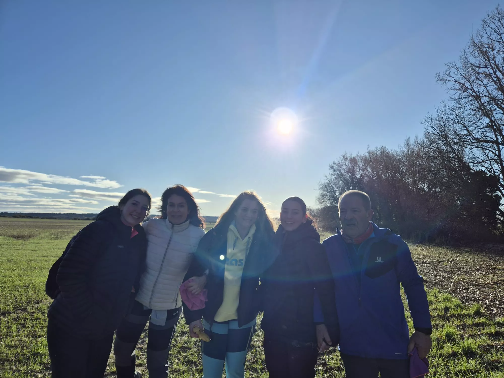 Entreno cuarto de la Javierada de los Amantes de la Naturaleza con el eje en la Cueva de Chaves en Bastarás. Foto Juanlu Herrero