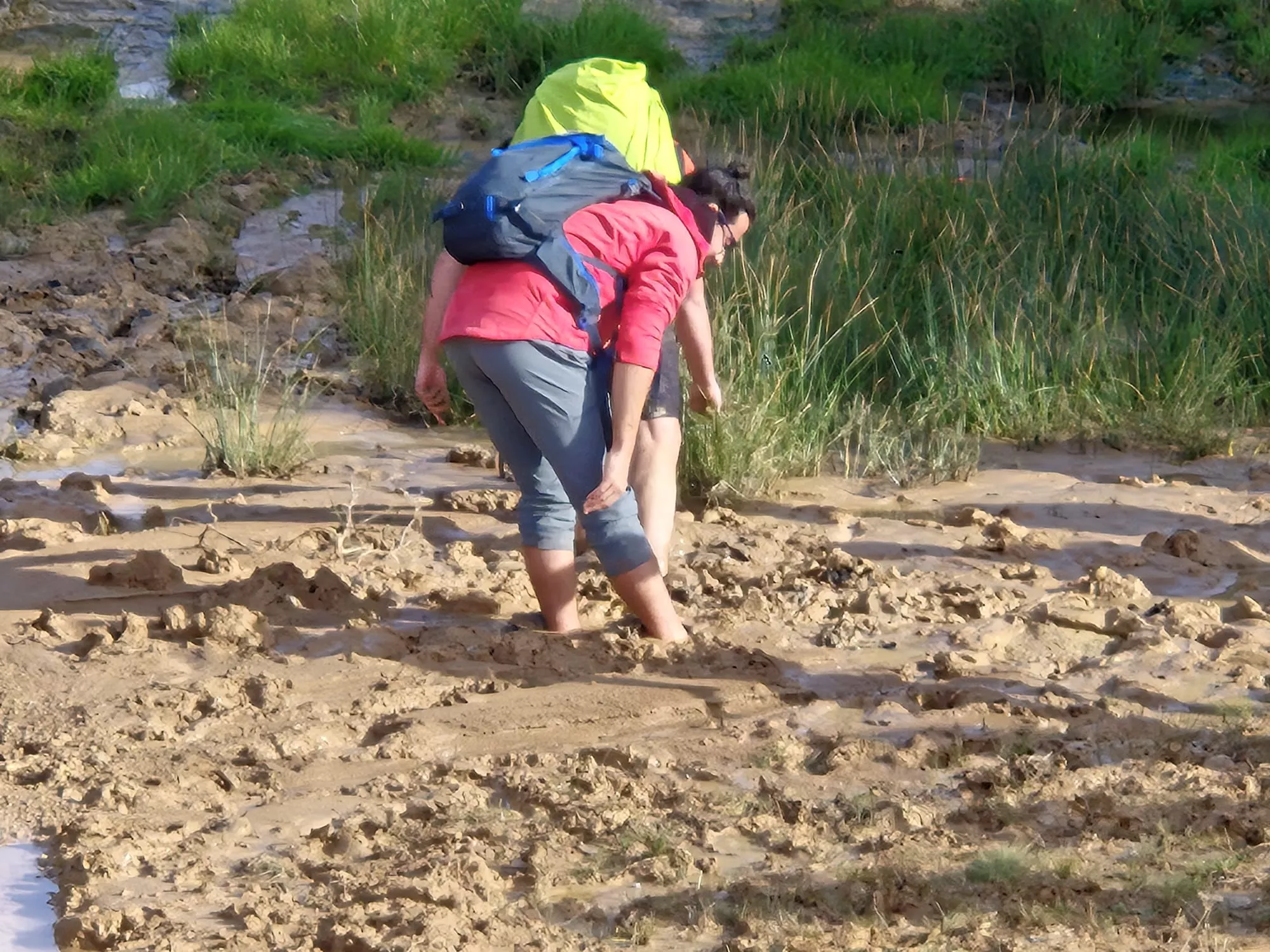 Entreno cuarto de la Javierada de los Amantes de la Naturaleza con el eje en la Cueva de Chaves en Bastarás. Foto Juanlu Herrero