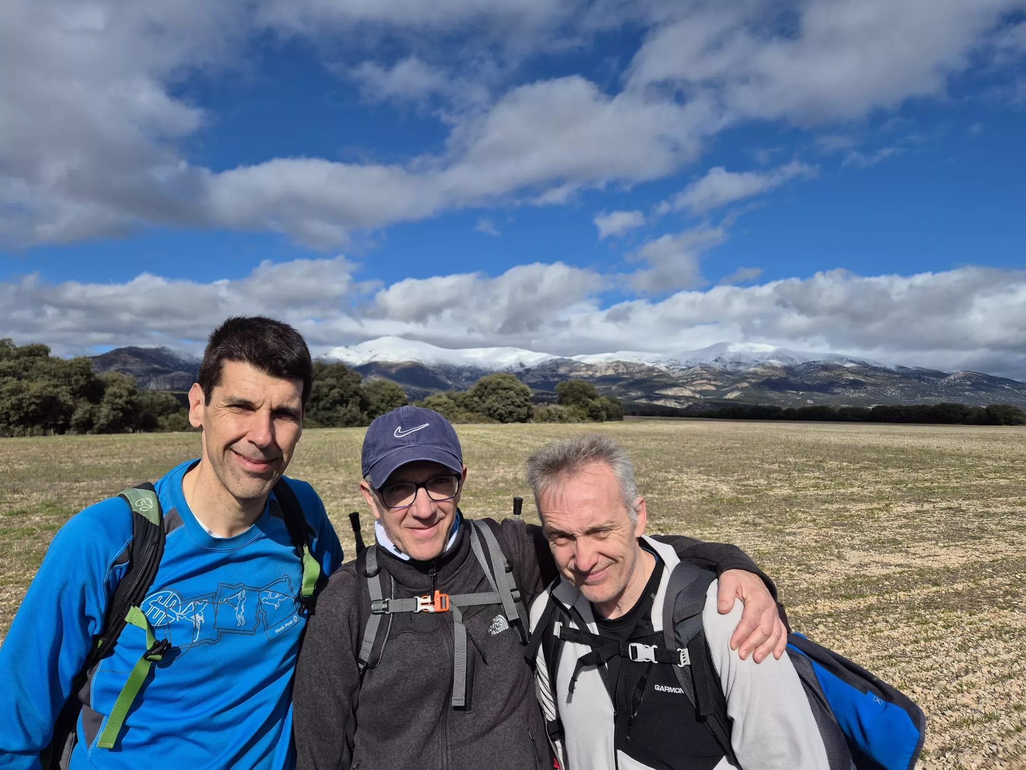 Entreno cuarto de la Javierada de los Amantes de la Naturaleza con el eje en la Cueva de Chaves en Bastarás. Foto Juanlu Herrero