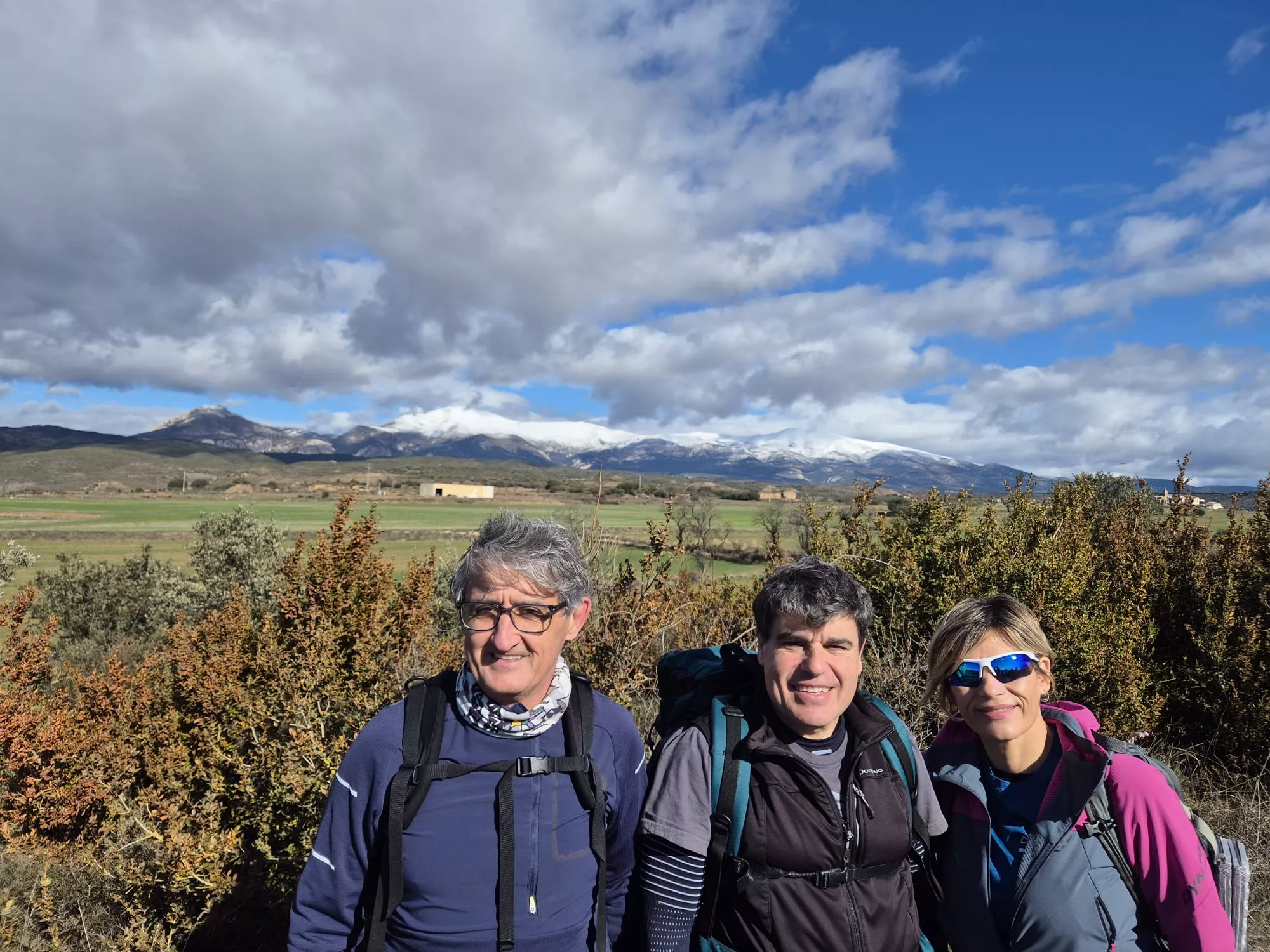 Entreno cuarto de la Javierada de los Amantes de la Naturaleza con el eje en la Cueva de Chaves en Bastarás. Foto Juanlu Herrero