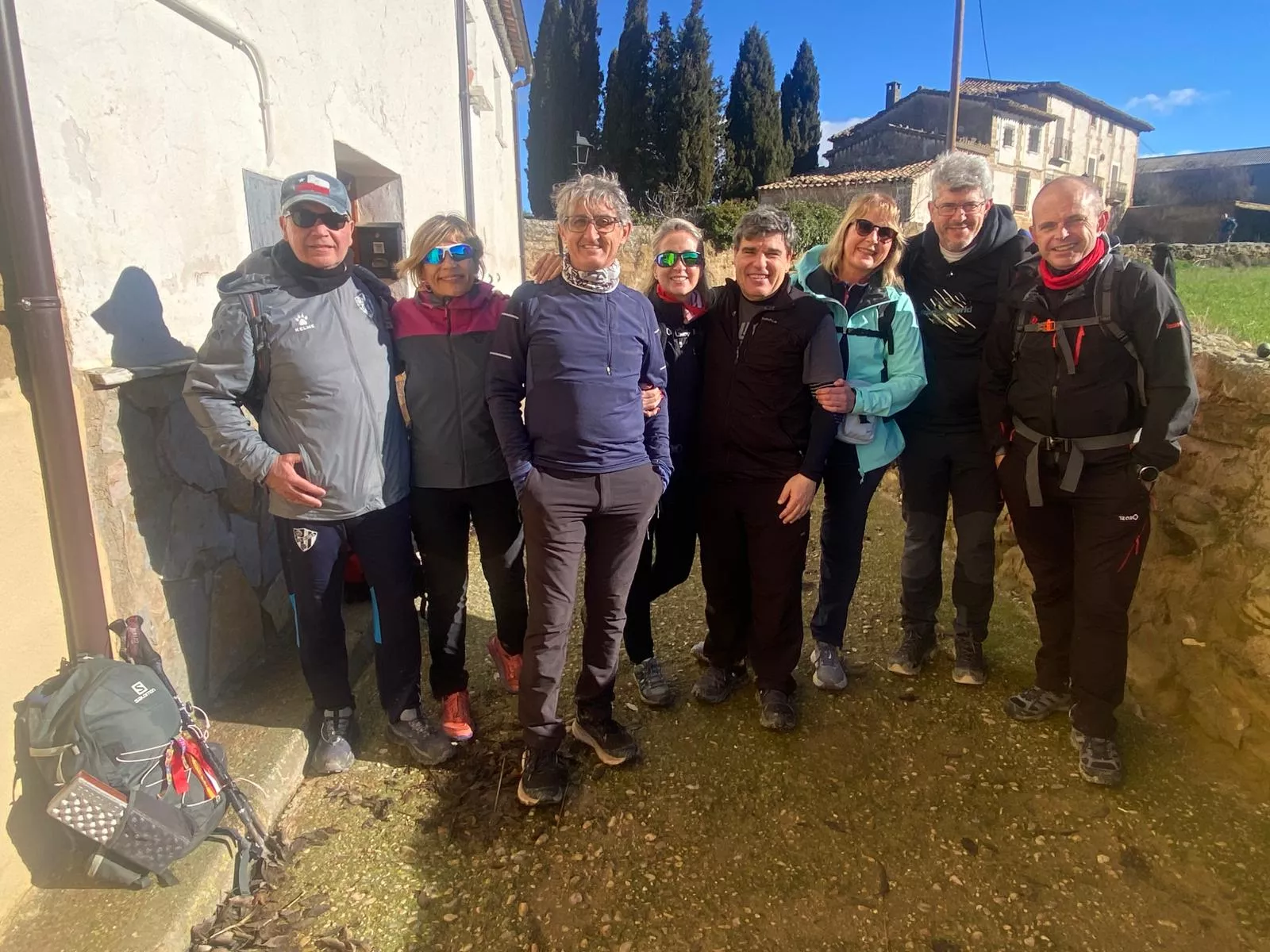 Entreno cuarto de la Javierada de los Amantes de la Naturaleza con el eje en la Cueva de Chaves en Bastarás. Foto Juanlu Herrero