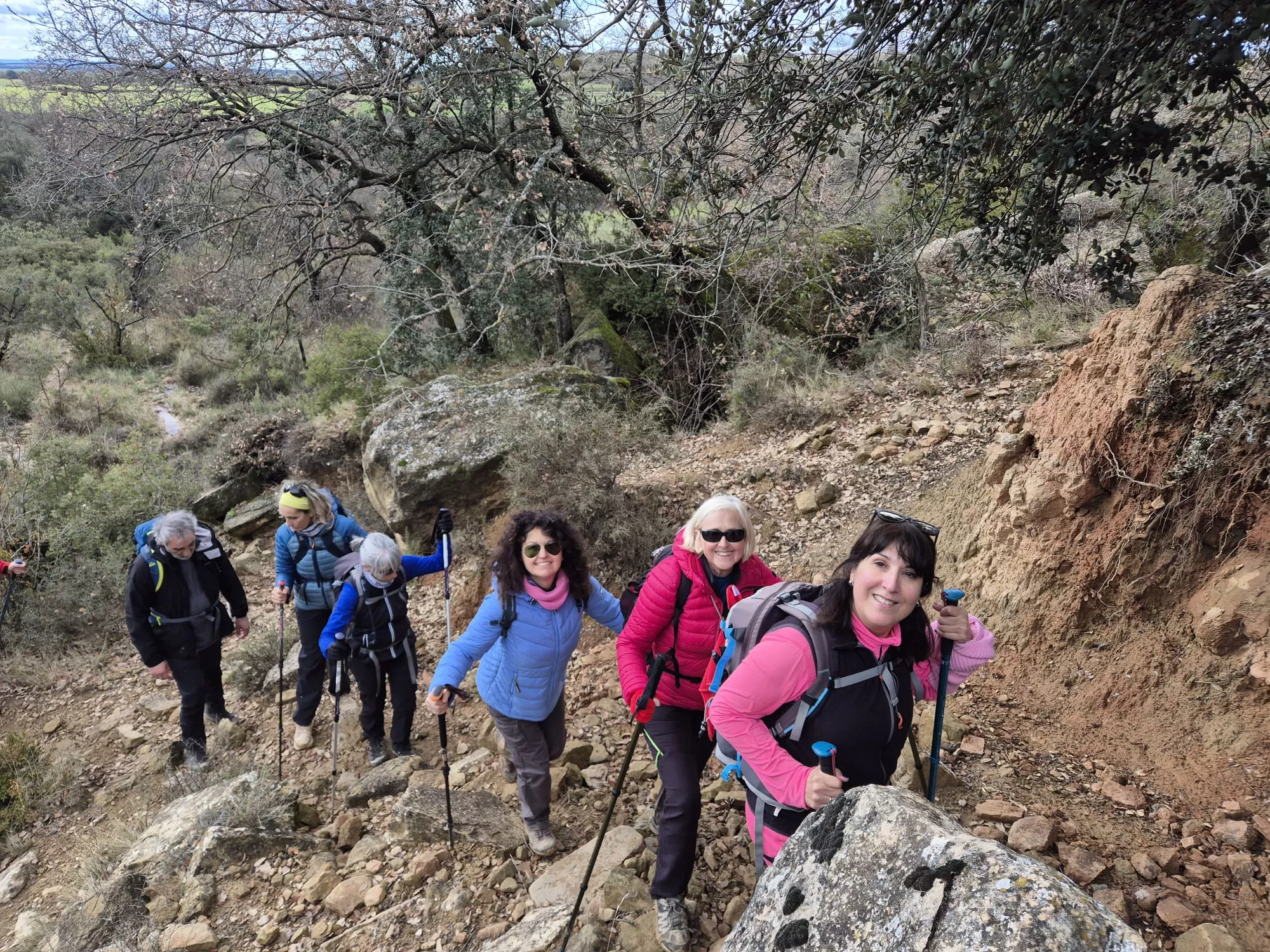 Entreno cuarto de la Javierada de los Amantes de la Naturaleza con el eje en la Cueva de Chaves en Bastarás. Foto Juanlu Herrero