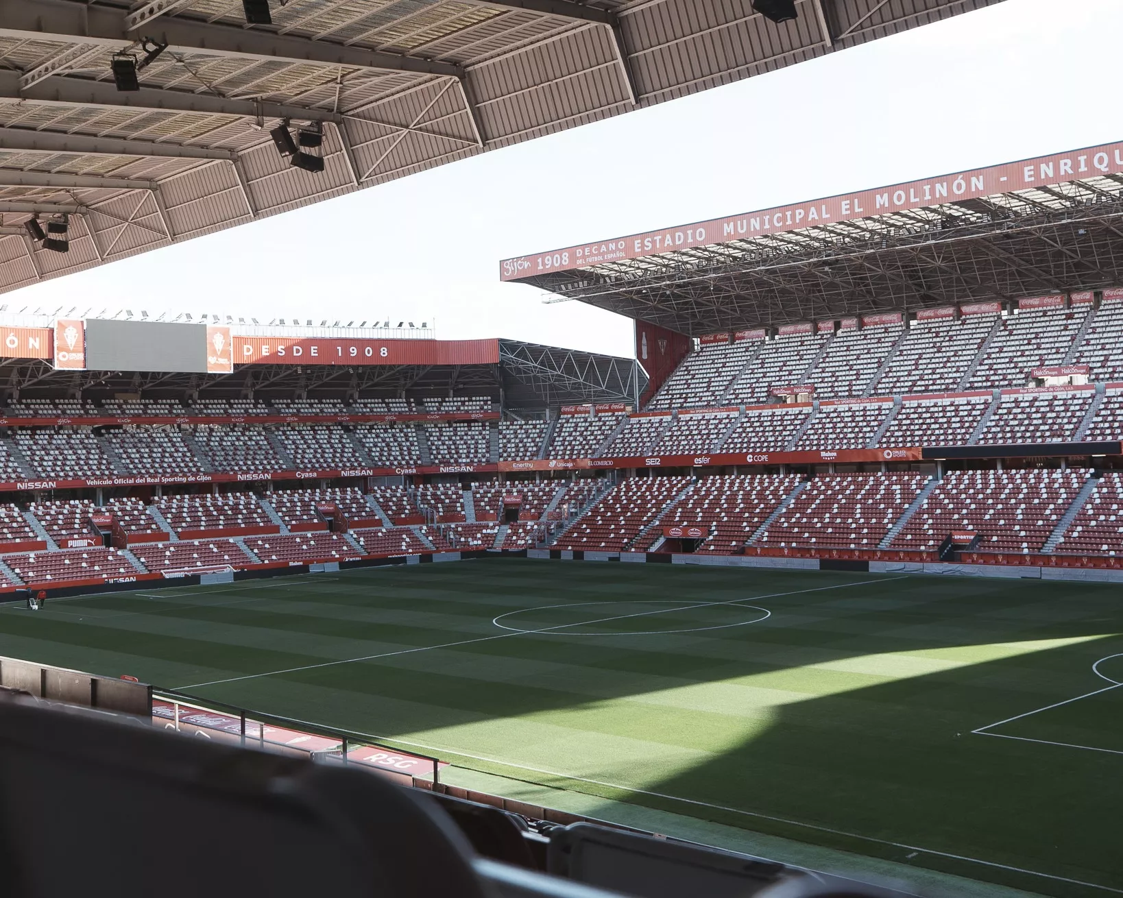 El Molinón, escenario del partido. Estas son las alineaciones del Sporting-SD Huesca: Bolo repite once. Foto: SD Huesca
