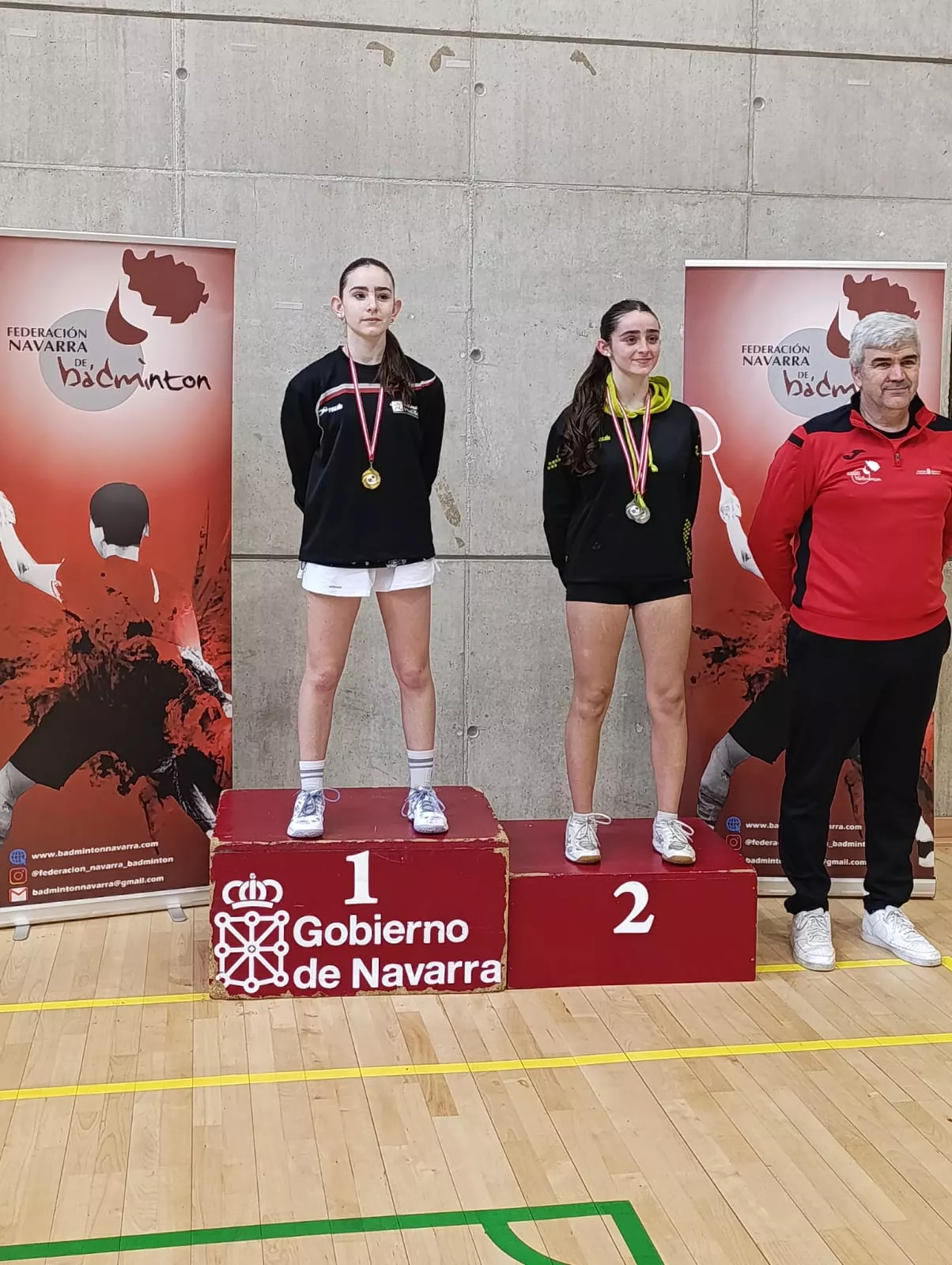 Emma Nievedes, campeona individual en Estella.