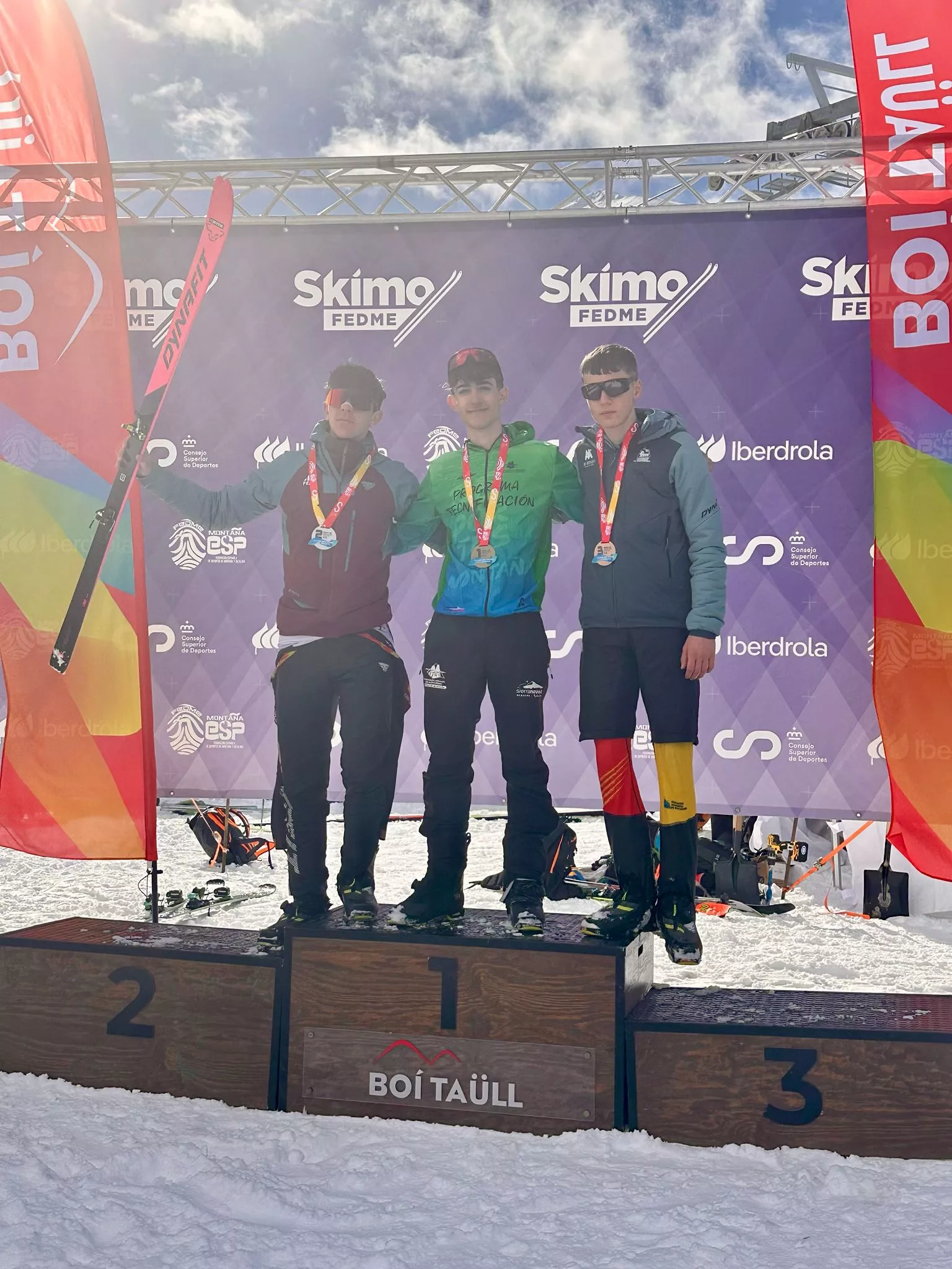 Individual. Podio U18 masculino