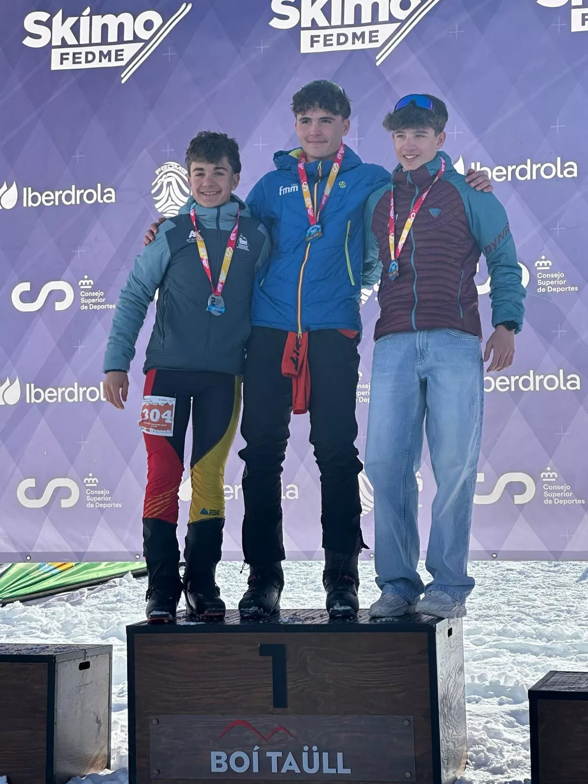 Sprint. Iago Iglesias, plata U16