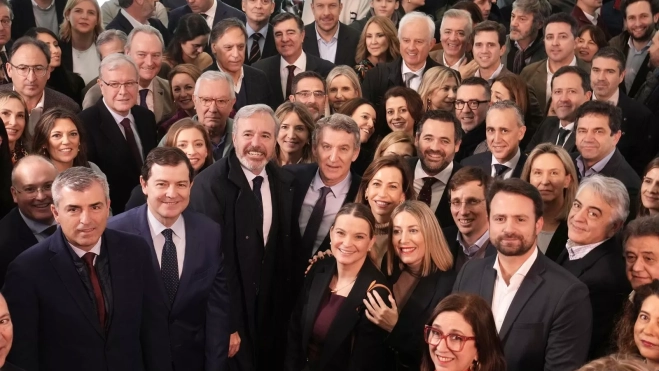 Azcón y Chueca en la Junta Directiva Nacional