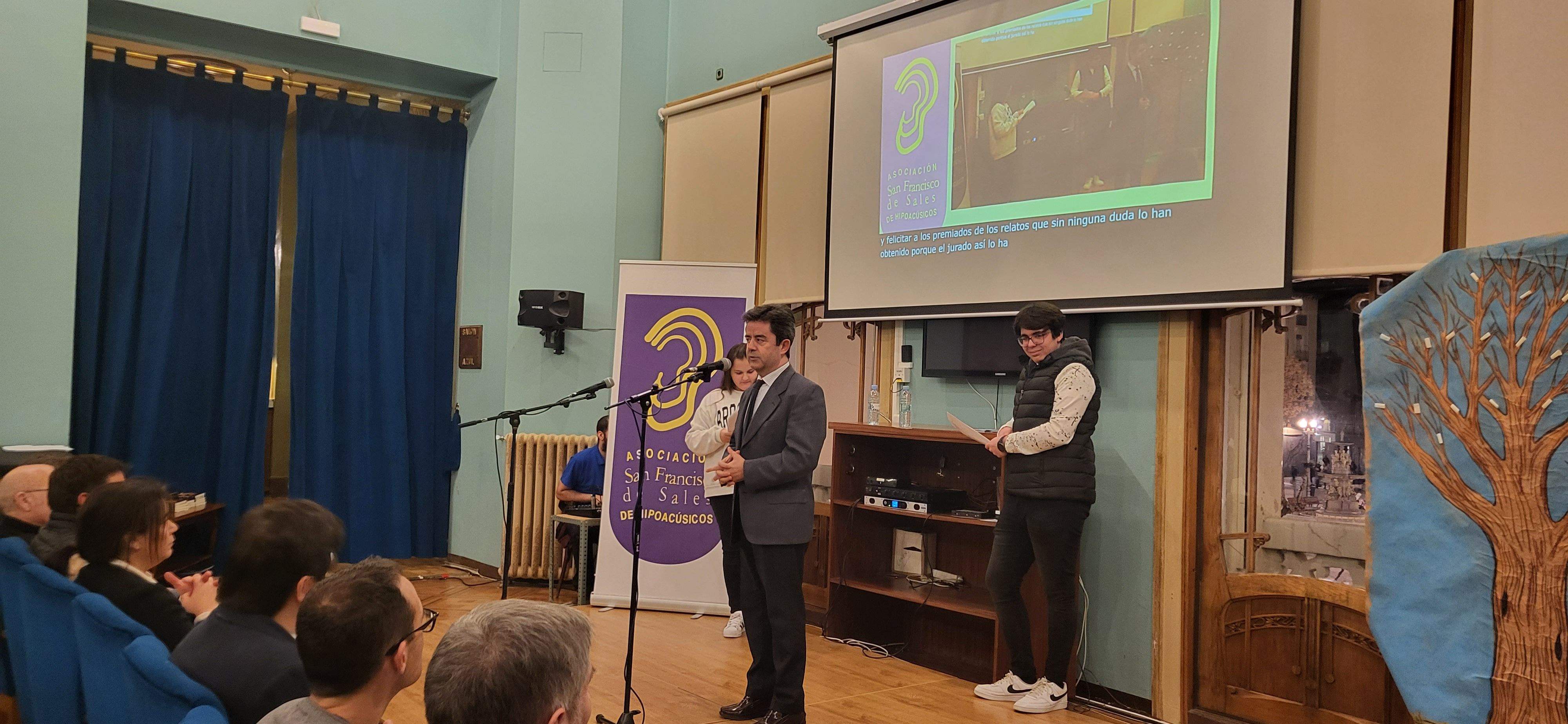 VII Concurso de Relatos de la Asociación de Hipoacúsicos de Huesca. Foto Myriam Martínez 