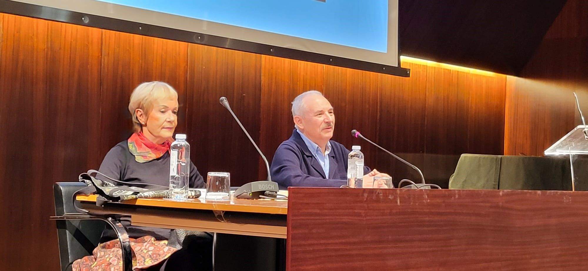 Monika Zgustová y Luis Gómez Caldú