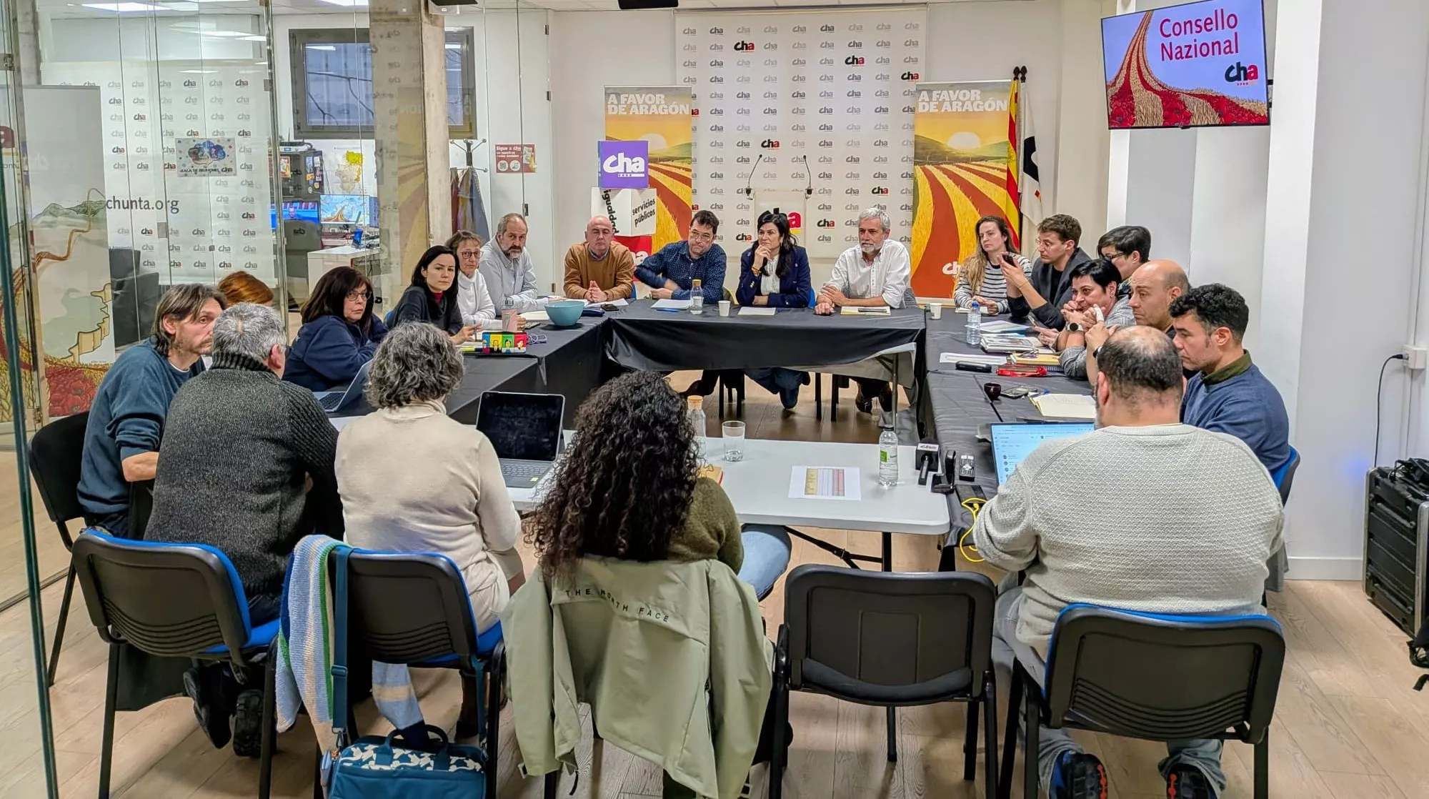Reunión este lunes del Consello Nacional de CHA tras el 8F.