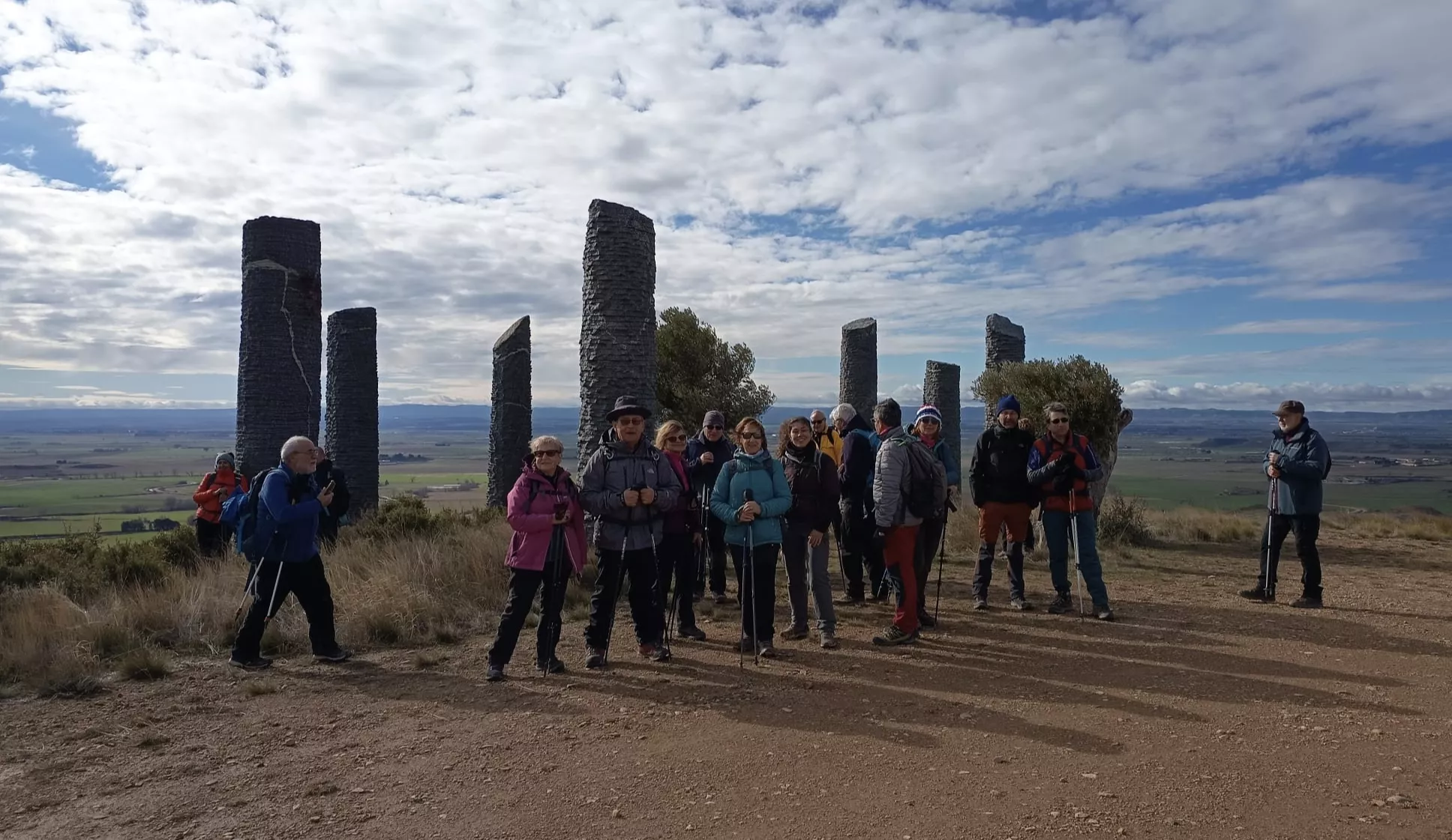 Peña Guara recorre el entorno de Piracés. Foto Pedro Ayuso