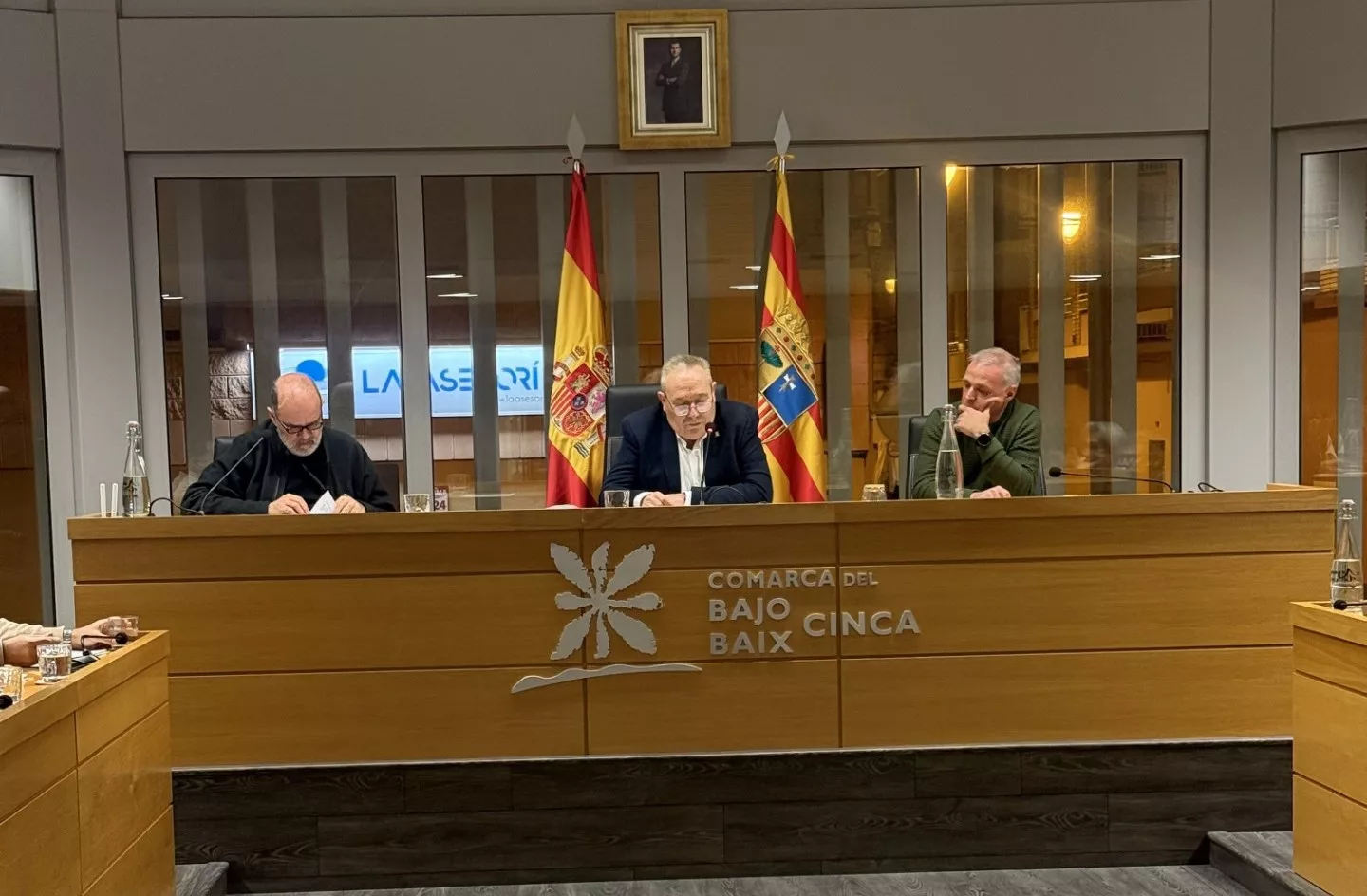 Pleno del Consejo Comarcal del Bajo Cinca.