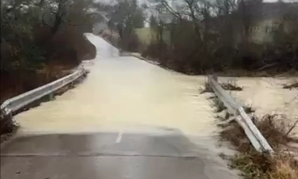Cortado el acceso a Lerés, en el municipio de Jaca.