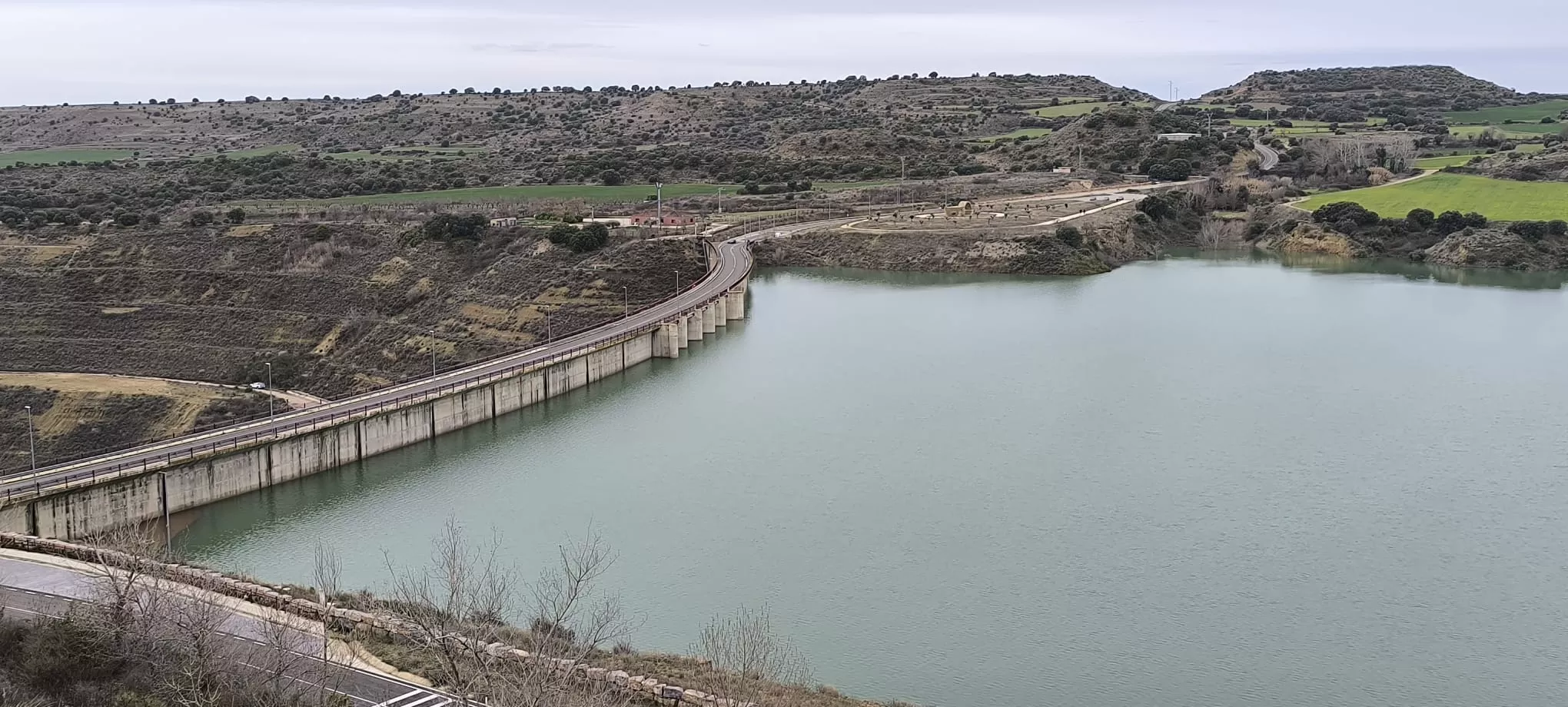 Desembalse de Montearagón. Foto Joaquín Santafé