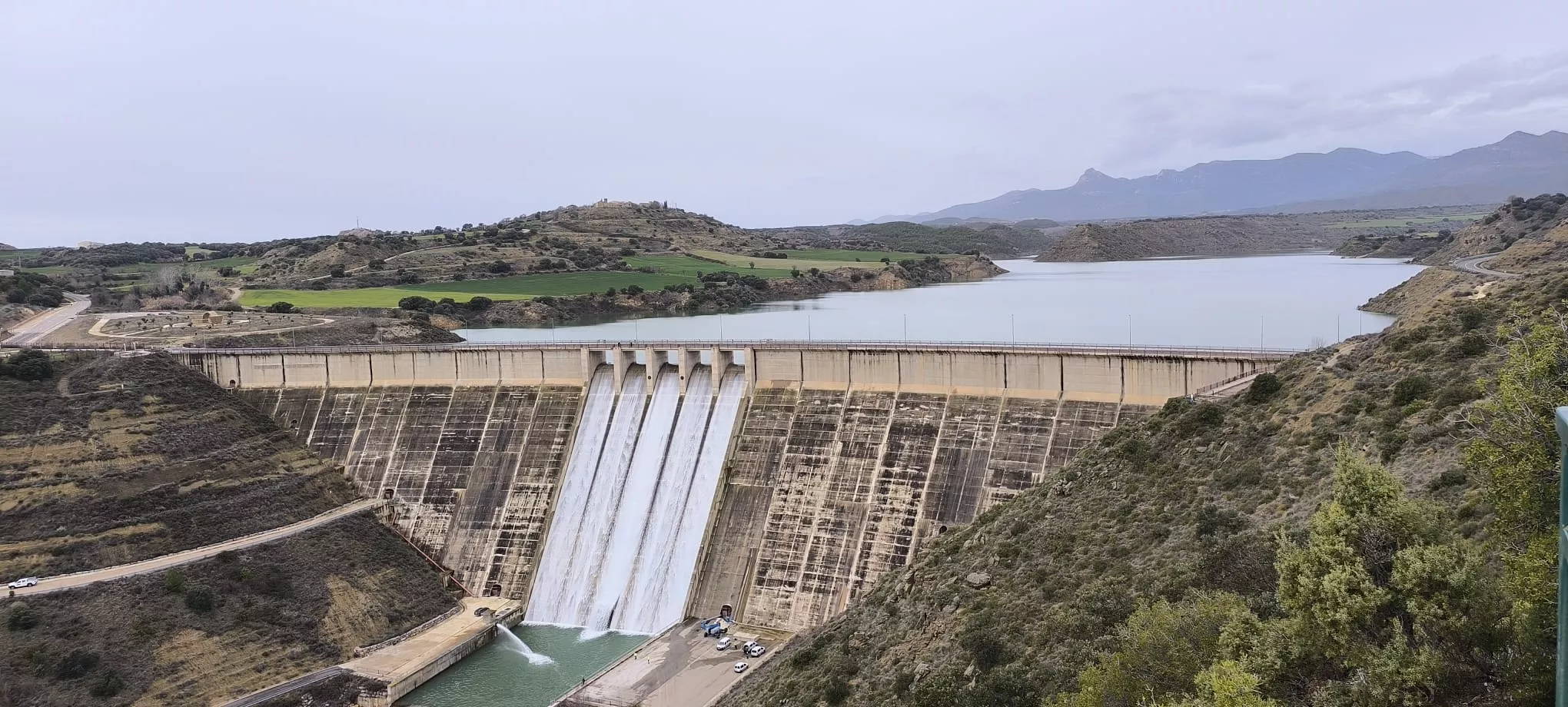 Desembalse de Montearagón. Foto Joaquín Santafé