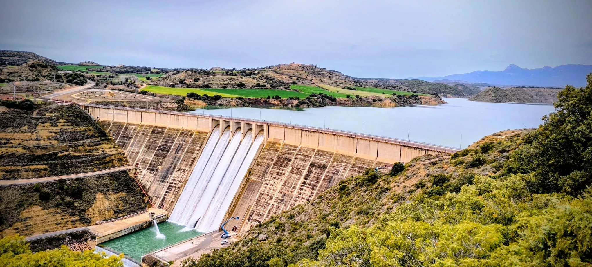 Desembalse de Montearagón. Foto Joaquín Santafé