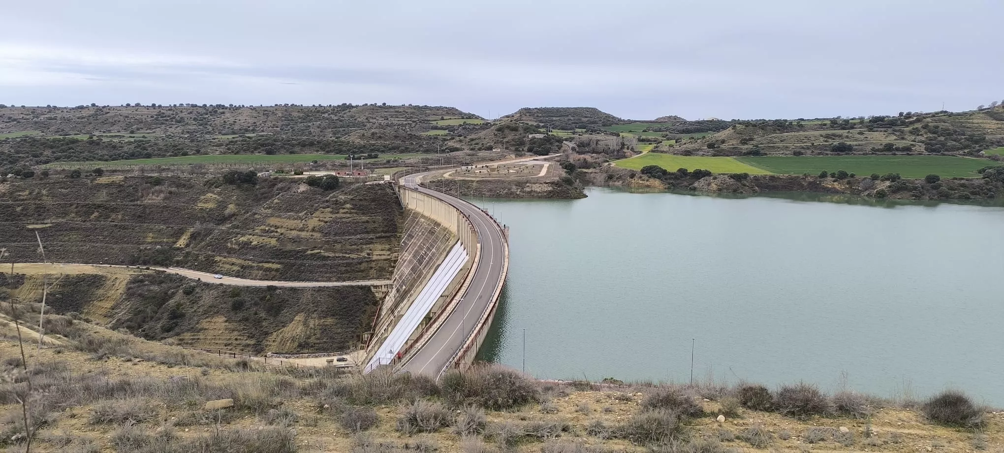 Desembalse de Montearagón. Foto Joaquín Santafé