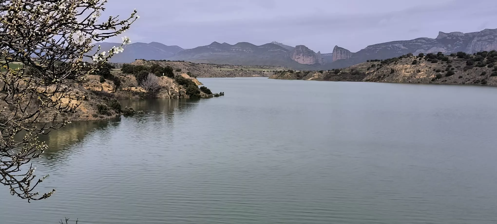 Desembalse de Montearagón. Foto Joaquín Santafé