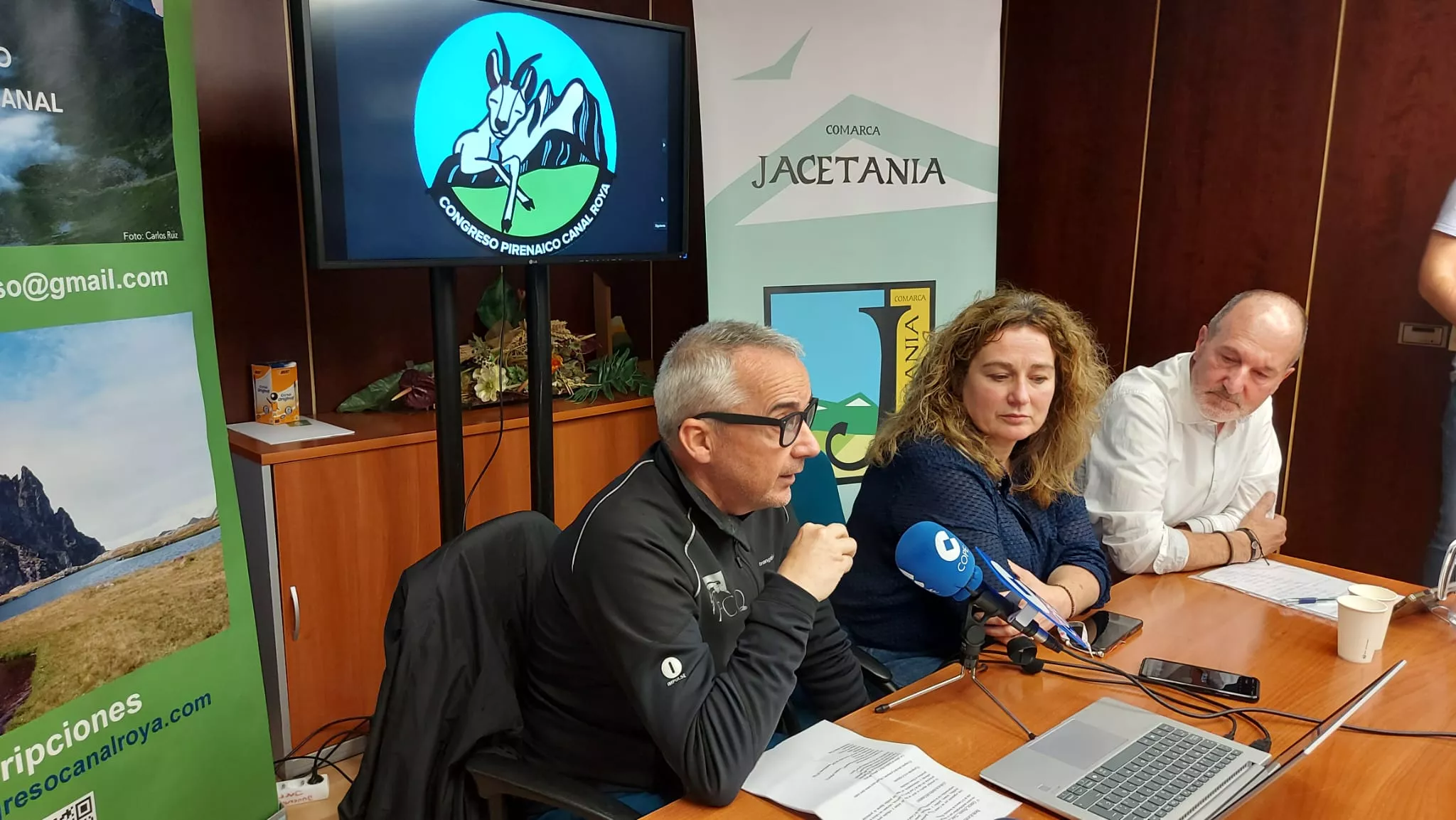 El congreso pirenaico sobre Canal Roya ha sido presentado este miércoles en Jaca.