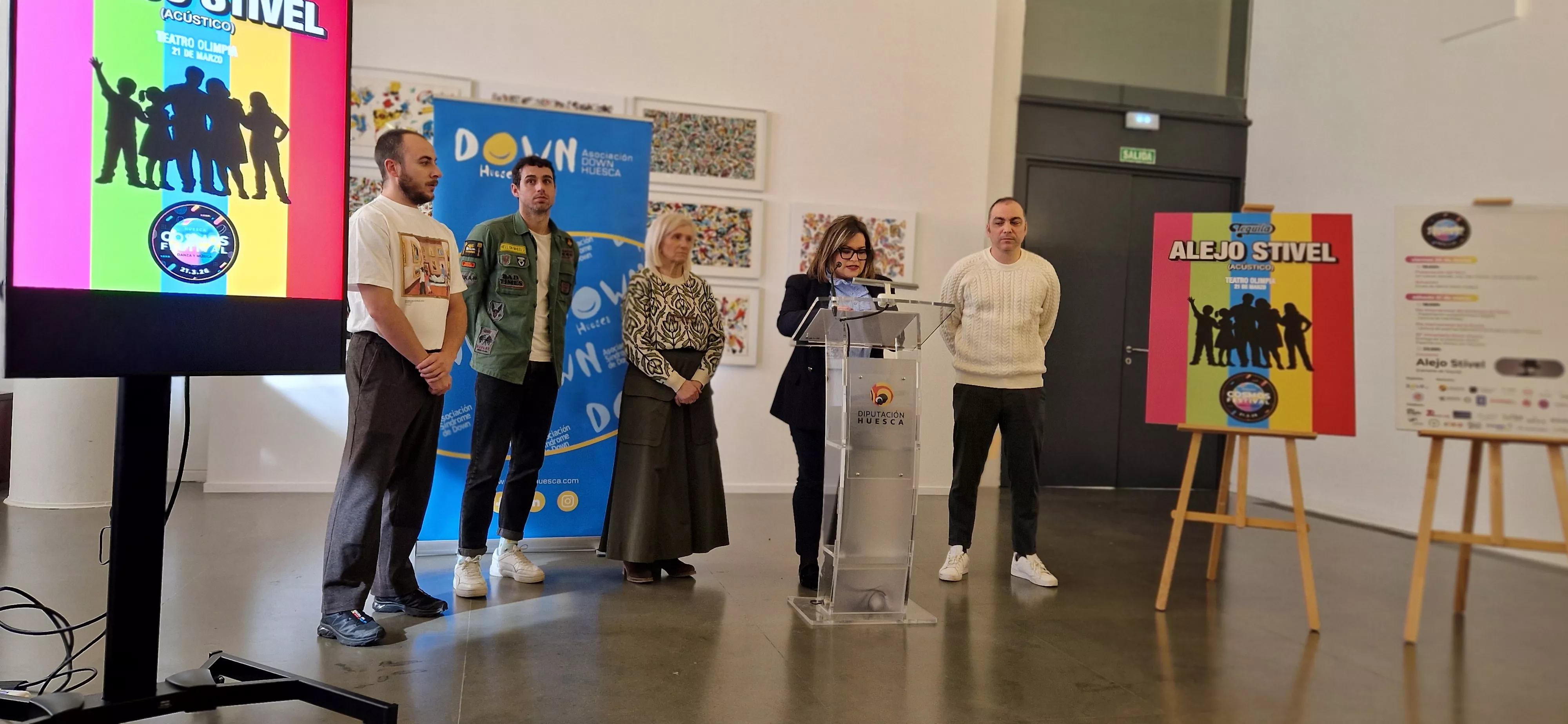Sonia Latre, en la presentación del Cosmos Festival 2026. Foto Myriam Martínez