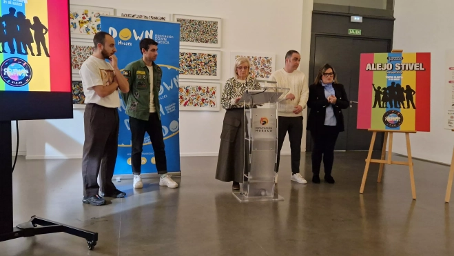 Nieves Doz, en la presentación del Cosmos Festival 2026. Foto Myriam Martínez