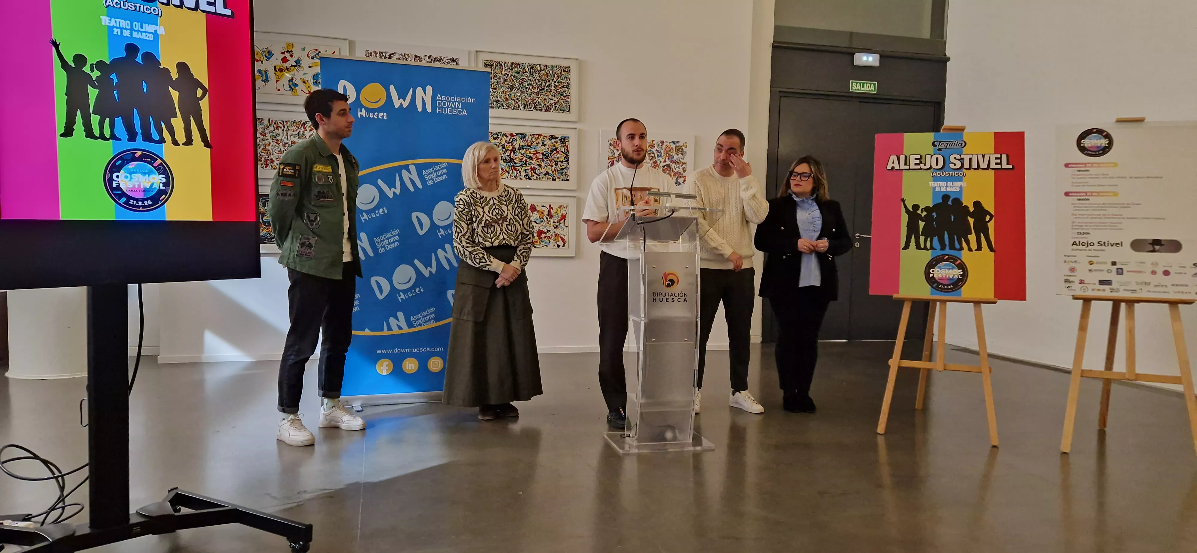 Pablo Pérez, en la presentación del Cosmos Festival 2026. Foto Myriam Martínez