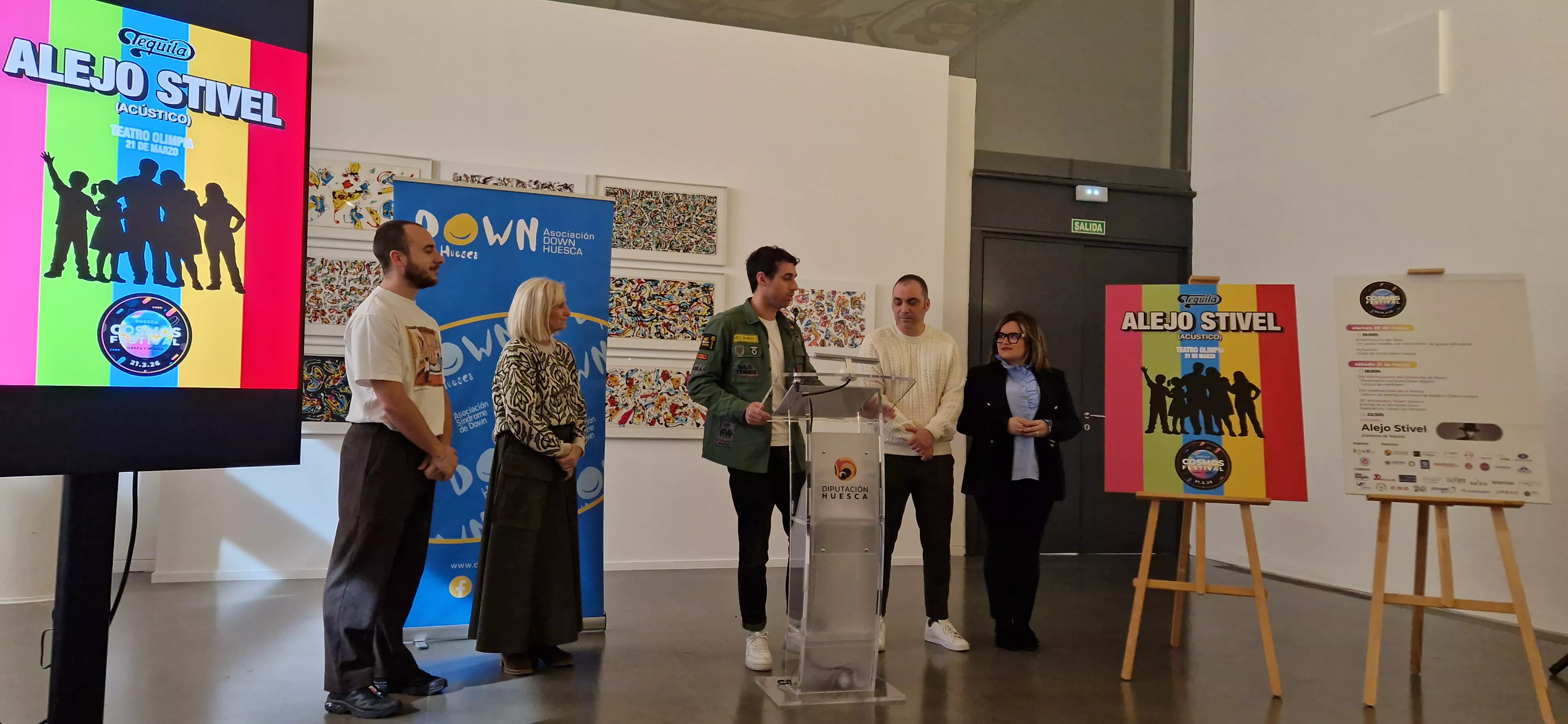 Luis Costa, en la presentación del Cosmos Festival 2026. Foto Myriam Martínez