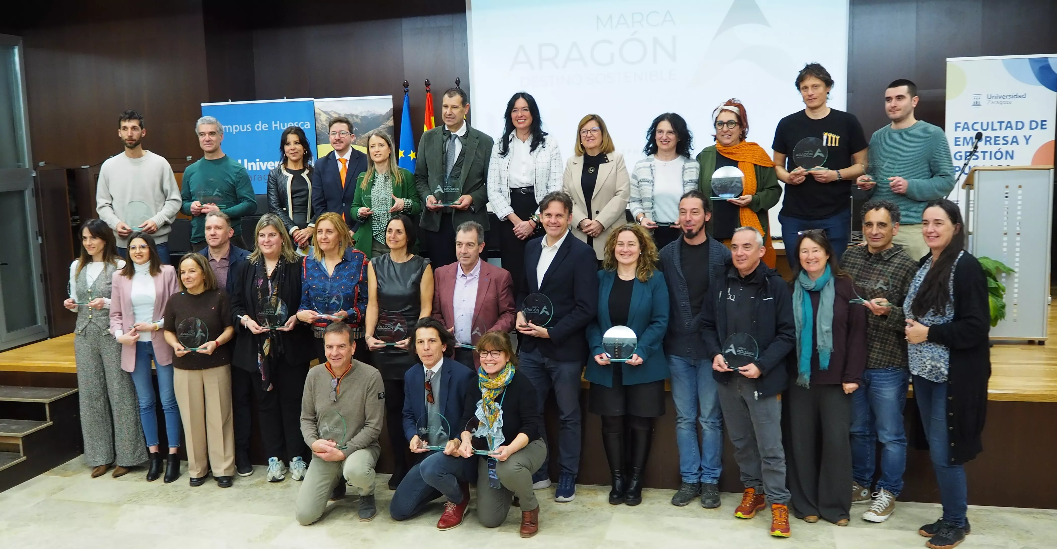 Huesca acoge el estreno de la Marca Aragón Destino Sostenible con 33 entidades reconocidas.