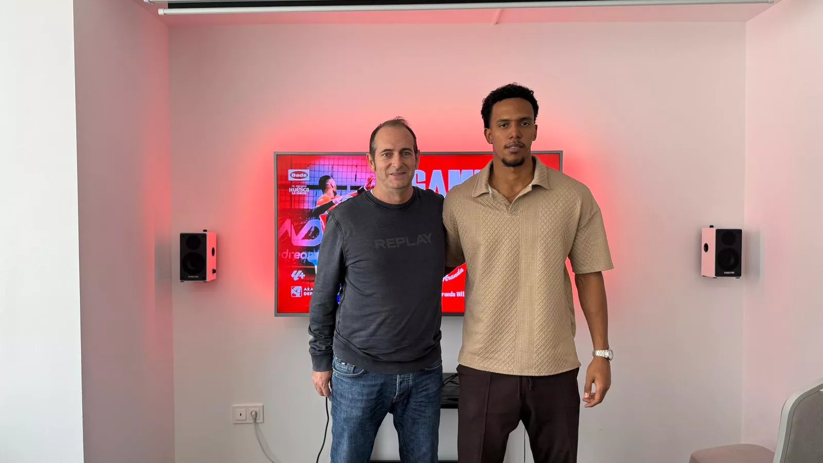 Nolasco y Samu Cordiés. Bada Huesca.
