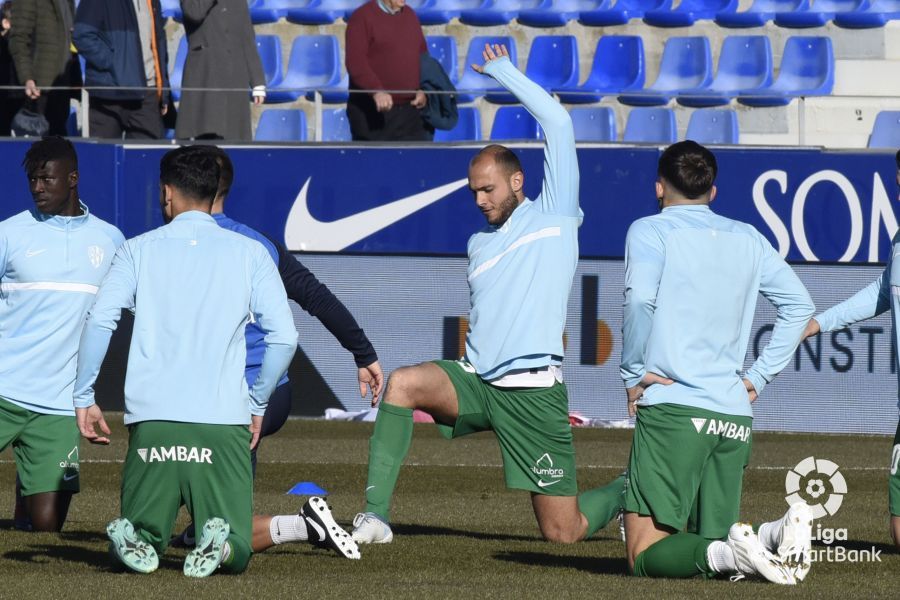 Imágenes del partido Huesca Mirandés. Foto La Liga 