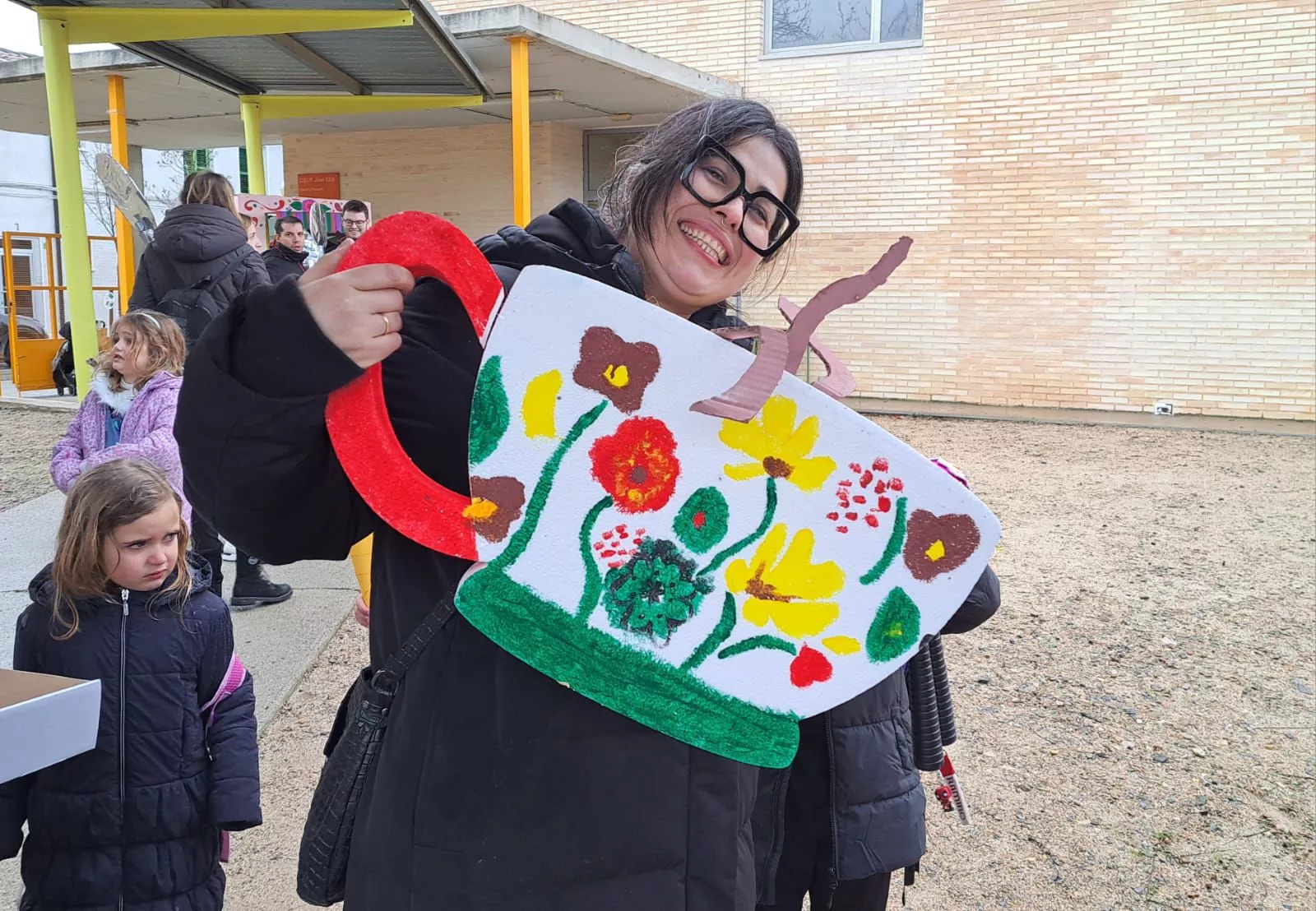 Fiesta de carnaval en el colegio Juan XXIII de Huesca.
