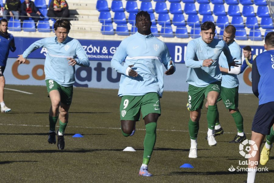 Imágenes del partido Huesca Mirandés. Foto La Liga 