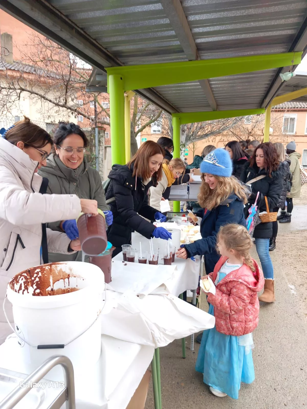 Fiesta de carnaval en el colegio Juan XXIII de Huesca.