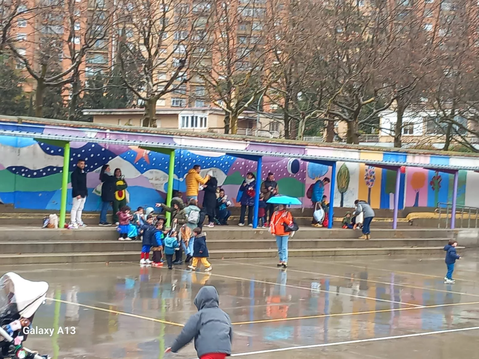 Fiesta de carnaval en el colegio Juan XXIII de Huesca.