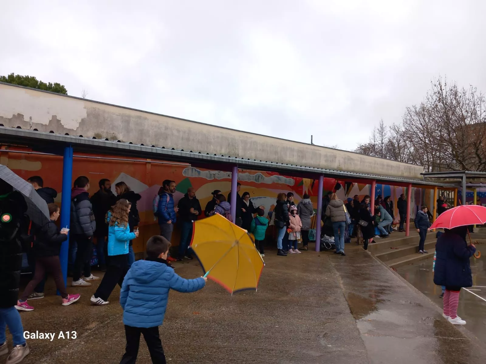 Fiesta de carnaval en el colegio Juan XXIII de Huesca.