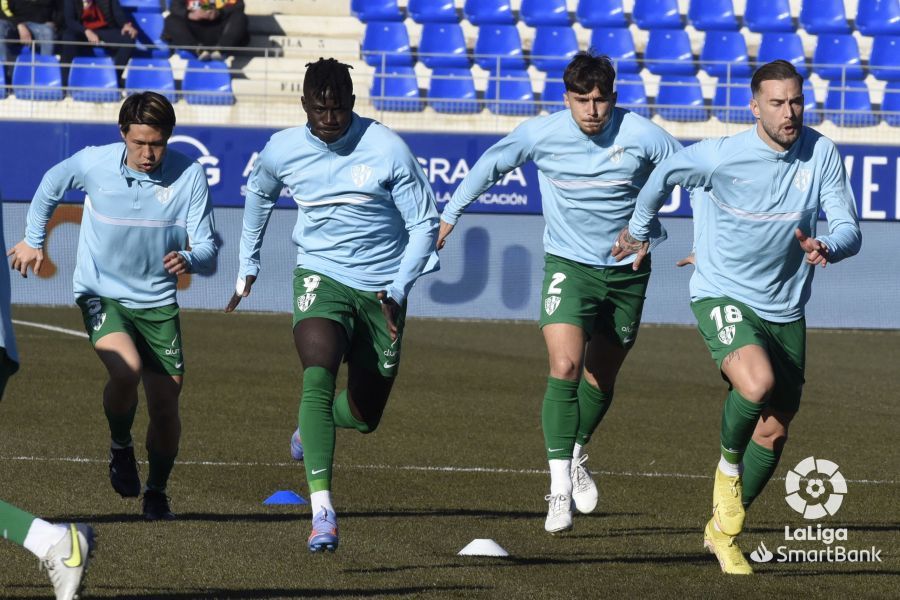Imágenes del partido Huesca Mirandés. Foto La Liga 