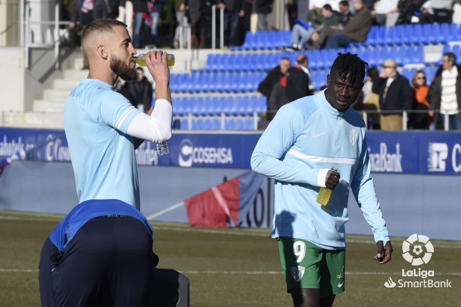 Imágenes del partido Huesca Mirandés. Foto La Liga 